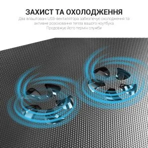 Фото: Підставка для ноутбука OfficePro CD1230 Black № 7 | KTC