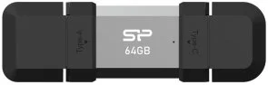 Фото: Флешка USB Silicon Power Mobile C51 64GB Silver (SP064GBUC3C51V1S) № 3 | KTC