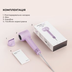 Фен DEERMA Hair Dryer Gleam Purple (AHD12A-PPL)