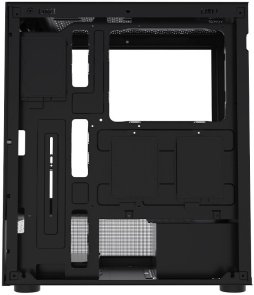 Корпус 1stPlayer Mi7-A-2F2R-1F2-BK Black with window