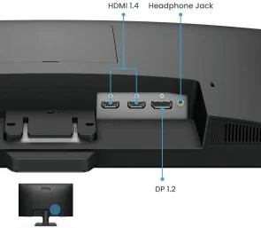 Фото: Монітор BenQ GW2790 (9H.LLTLJ.LBE) - 27" IPS / 1920×1080 / 100 Гц № 6 | KTC