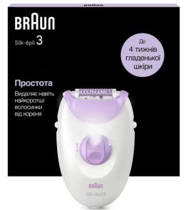 Епілятор Braun Silk epil 3 SE 3-000 (80743155)