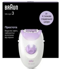 Фото: Епілятор Braun Silk epil 3 SE 3-000 (80743155) № 3 | KTC