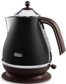 Фото: Електрочайник DeLonghi KBOV 2001.BK Icona Vintage № 2 | KTC