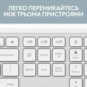 Фото: Комплект клавіатура+миша Logitech Signature Slim Combo MK950 Off White (920-012491) № 7 | KTC