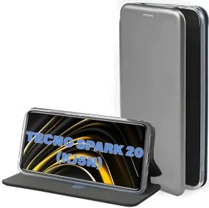 Фото: Чохол BeCover for Tecno Spark 20 KJ5n - Exclusive Gray (711243) № 3 | KTC