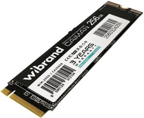  SSD-накопичувач Wibrand Caiman 2280 PCIe 3.0 x4 NVMe 256GB (WIM.2SSD/CA256GB)