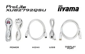 Фото: Монітор iiyama ProLite XUB2792QSU-W6 White - 27" IPS / 2560×1440 / 100 Гц / Pivot / HAS № 13 | KTC