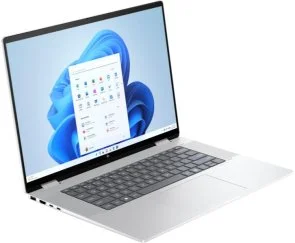 Фото: Ноутбук HP Envy x360 16-ac0009ua B9PL2EA Glacier Silver - 16" OLED 120 Гц / Intel Core Ultra 7 / Ultra 7 155U / DDR5 16 ГБ / PCI-E SSD 1 ТБ / Intel Graphics № 2 | KTC