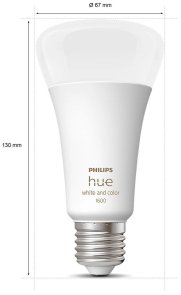Смарт-лампа Philips Hue White and Color Ambiance A67 E27 1pcs (929002471601)