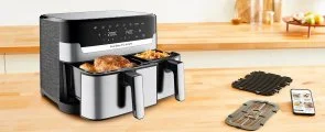 Фото: Мультипіч Tefal Dual Easy Fry and Grill Air Fryer (EY905D10) № 4 | KTC