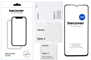 Захисне скло BeCover 10D for Samsung A04e SM-A042 - Black (711347)