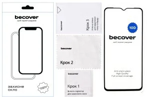 Фото: Захисне скло BeCover 10D for Samsung A04e SM-A042 - Black (711347) № 5 | KTC