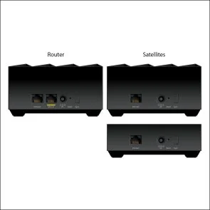 Фото: Wi-Fi система NETGEAR Nighthawk MK73S 3-Pack Black (MK73S-100EUS) № 2 | KTC