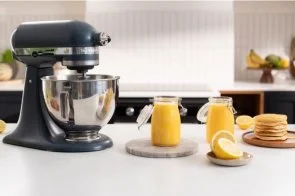 Фото: Планетарний міксер KitchenAid Artisan 4.3L 5KSM95PSE Blue Steel (5KSM95PSEBS) № 11 | KTC