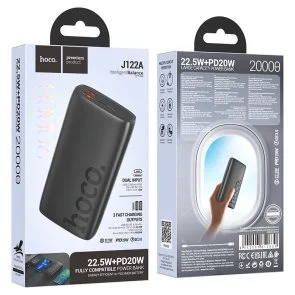 Фото: Батарея універсальна Hoco J122A Respect 20000mAh Black (J122A Black) № 5 | KTC