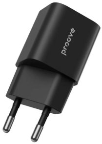 Зарядний пристрій Proove Silicone Power Plus 20W QC PD Black (WCSP2011001)