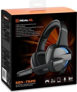 Фото: Гарнітура Real-EL GDX-7620 Black (EL124100045) № 6 | KTC