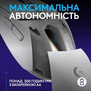 Фото: Миша Logitech G309 Lightspeed Wireless White (910-007207) № 12 | KTC