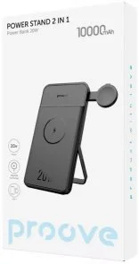 Фото: Батарея універсальна Proove Power Stand 2in1 Magnetic 10000mAh 20W Black (PBPS20030001) № 4 | KTC