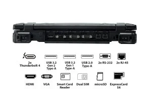 Фото: Ноутбук Durabook Z14 Basic (Z4E1Q4DA3BXX) - 14" 60 Гц / Intel Core i5 / i5-1135G7 / DDR5 16 ГБ / PCI-E SSD 1 ТБ / Intel Iris Xe Graphics № 6 | KTC