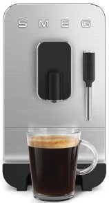 Кавомашина Smeg Coffee Machine With Steam Wand Black (BCC12BLMEU)