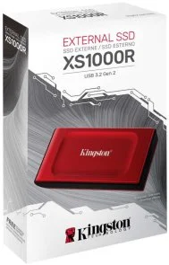 Фото: Зовнішній SSD-накопичувач Kingston XS1000 Red ( SXS1000R/2000G) № 4 | KTC