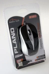 Фото: Миша Media-Tech Plano Silver/Black (MT1091S) № 3 | KTC