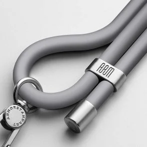 Фото: Ремінець для смартфону ArmorStandart Silicone Rope Titanium Grey with Grey holder (ARM76276) № 2 | KTC