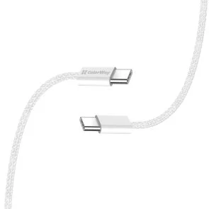 Фото: Кабель ColorWay 3A 60W Type-C / Type-C 1m Gray (CW-CBPDCC061-GR) № 7 | KTC