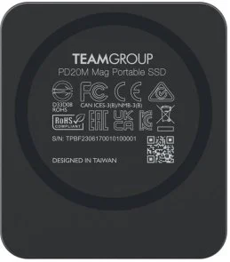 Фото: Зовнішній SSD-накопичувач Team PD20M Mag Portable 2TB Titanium Gray (TPSEG2002T0C108) № 3 | KTC