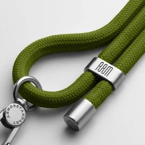 Фото: Ремінець для смартфону ArmorStandart Rope Titanium Moss with Clear holder (ARM76100) № 2 | KTC