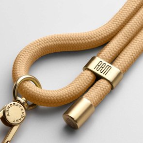 Rope Gold Sand with White holder