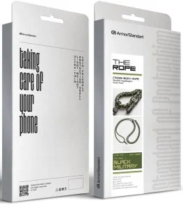 Фото: Ремінець для смартфону ArmorStandart Rope Black Military with Clear holder (ARM76092) № 6 | KTC