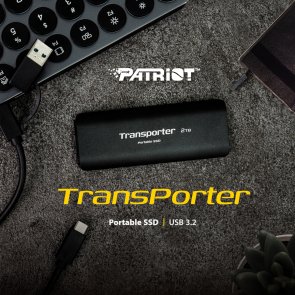 Зовнішній SSD-накопичувач Patriot Transporter 1TB (PTP1TBPEC)