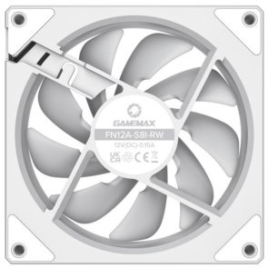 Кулер Gamemax FN12A-S8I-RW Reverse White