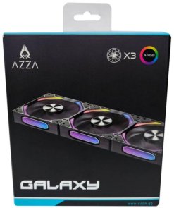 Кулер AZZA Galaxy 3psc Black (LFO-4912DB3)