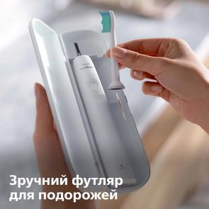 Електрична зубна щітка Philips Sonicare 3100 series White with case (HX3673/13)