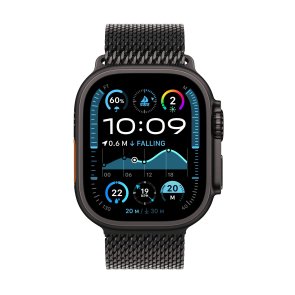 Смарт годинник Apple Watch Ultra 2 2024 49mm Black Titanium Case with Black Titanium Milanese Loop - M (MX5U3)