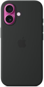 for iPhone 16 - Silicone Case with MagSafe Black