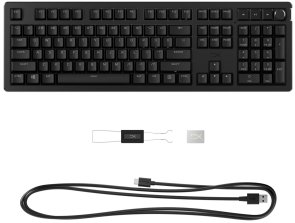 Клавіатура HyperX Alloy Rise PBT HX Red ENG/UA USB Black (7G7A3AA)