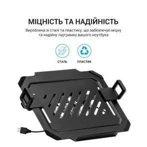 Фото: Підставка для ноутбука OfficePro LH474B Black № 12 | KTC
