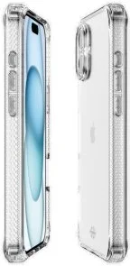 Фото: Чохол iTSkins for iPhone 16 - SPECTRUM R CLEAR Transparent (AP6N-SPECM-TRSP) № 3 | KTC