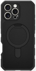 for iPhone 16 Pro - FORCE R NYLON W with MagSafe Black