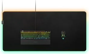 Фото: Килимок SteelSeries QcK Prism Cloth 3XL Etail RGB Black (63512) № 2 | KTC