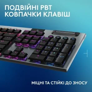 Фото: Клавіатура Logitech G915 X Lightspeed Linear Wireless Black (920-012698) № 7 | KTC