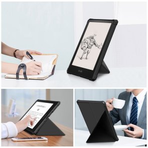 Чохол для електронної книги BeCover for Amazon Kindle Paperwhite G11 2021 - Ultra Slim Origami Red Wine (707222)