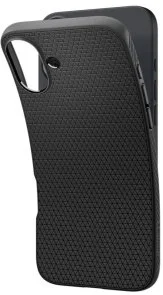 Фото: Чохол Spigen for Apple iPhone 16 Plus - Liquid Air Matte Black (ACS08066) № 5 | KTC