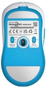 Фото: Миша Hator Quasar 2 Pro Wireless White/Cyan (HTM561WC) № 4 | KTC