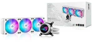 Фото: Система рідинного охолодження ASUS ROG Strix LC III 360 ARGB White Edition (90RC00T2-M0UAY0) № 4 | KTC